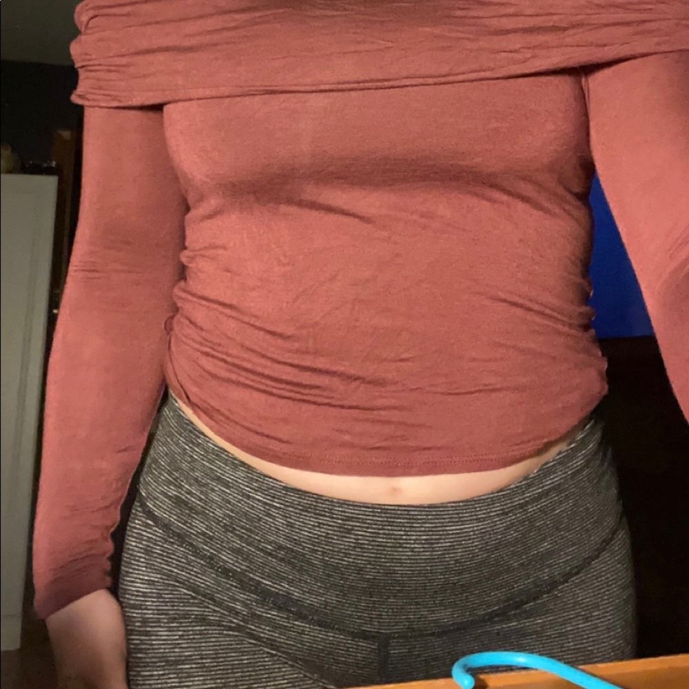 Pink long sleeve shirt